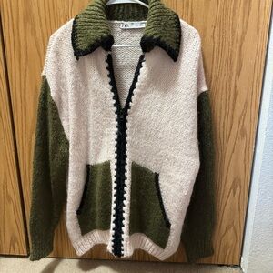 NWOT Zara Cardigan Jacket Sz M